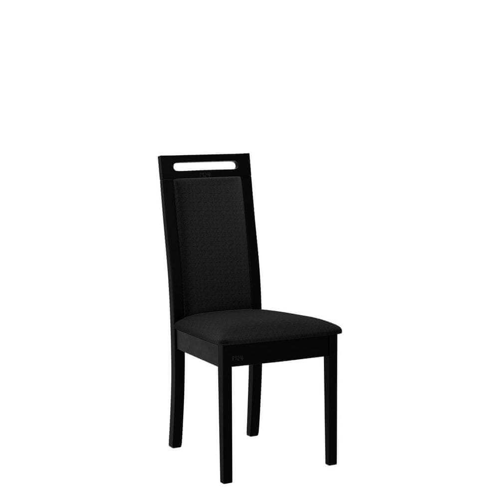 Veneti Čalúnená stolička do kuchyne ENELI 6 - čierna